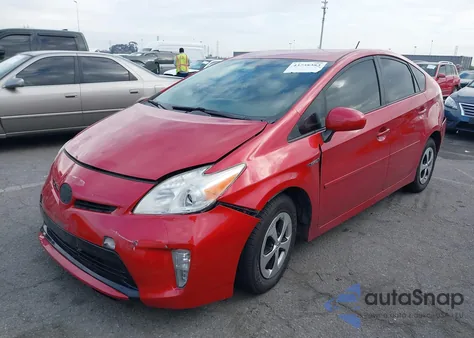 2012 Toyota Prius Two from USA, damaged, VIN JTDKN3DU7C5396461